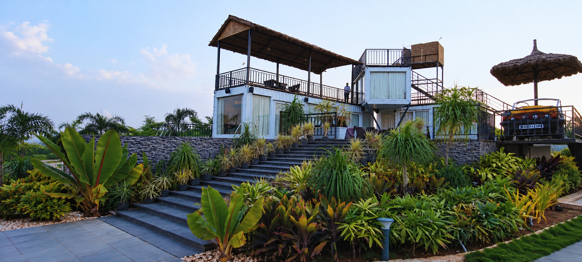 The Hawaiian Shack 4BHK Farmhouse Near Chilkoor Hyderabad